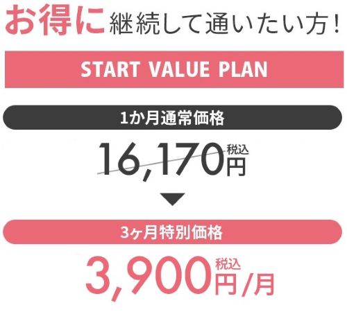 ピラティスK梅田店キャンペーン料金①