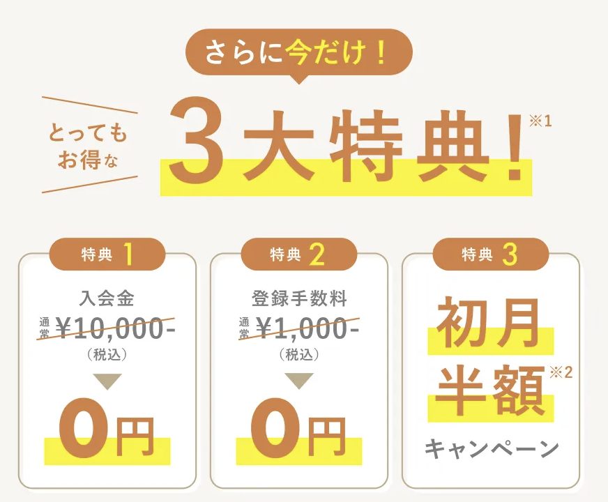 theSILK(ザシルク)３大特典